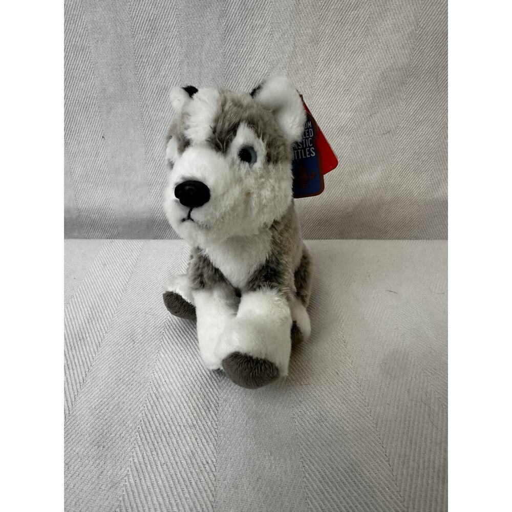 Wild Republic Husky Stuffed Animal Wolf Plush 6”